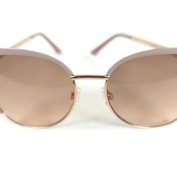 OSCAR DE LA RENTA OSS3077F 780 CE#2 Rose Gold Mauve Cat Eye Sunglasses Hard Case main image 12